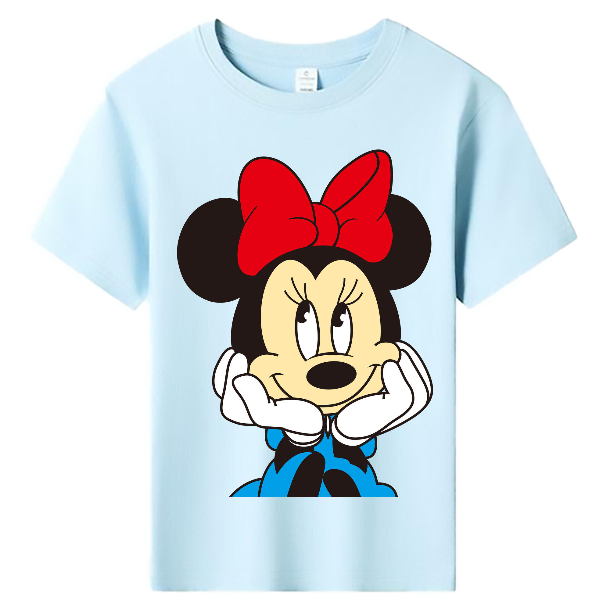 ミッキーマウス Mickey Mouse 綿100％キッズTシャツ（フロントプリント）